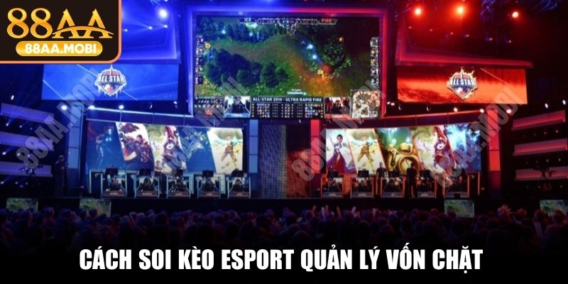 Cách soi kèo Esport quản lý vốn chặt để quyết định đúng đắn
